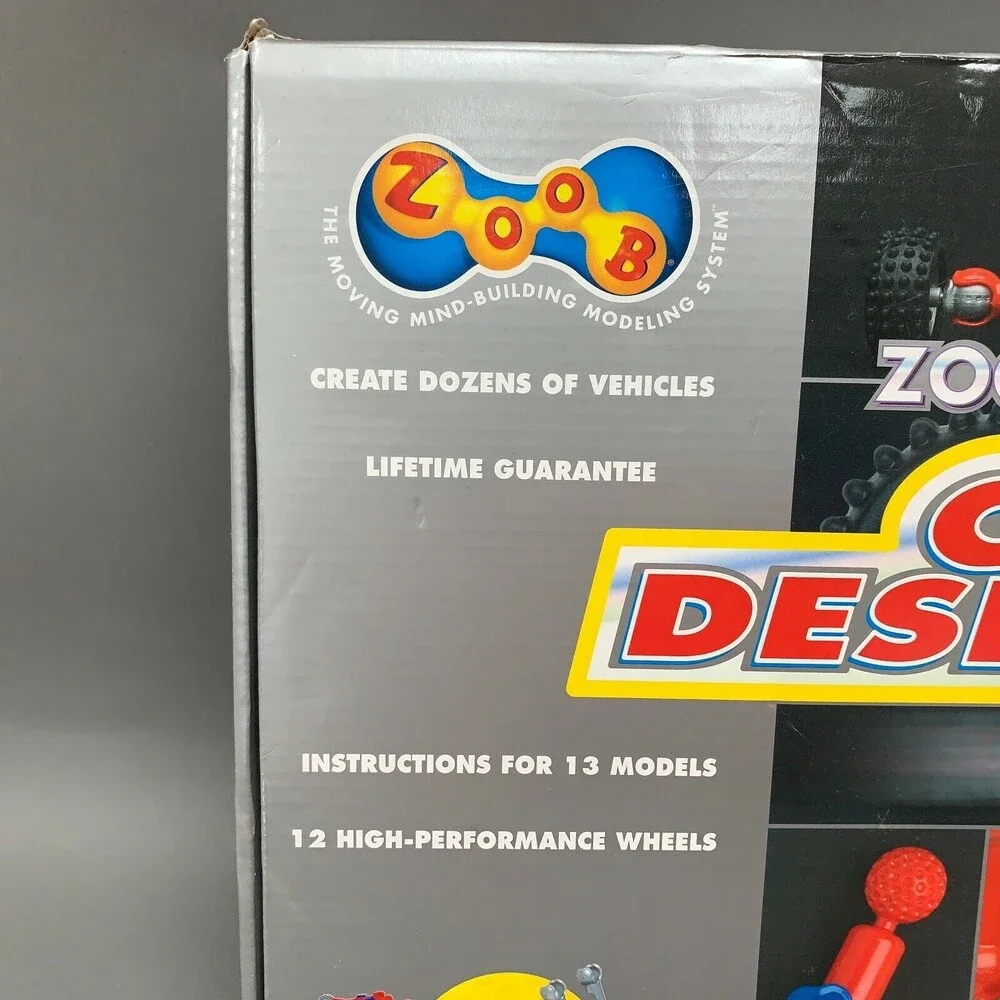 Infinitoy Zoobmobile Car Designer Create Dozens of Vehicles 76 Zoob Pieces - New